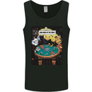 Funny Cat Poker How Much is the Fish Mens Vest Tank Top Black