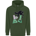 Funny Chemistry Overreacting Geek Nerd Childrens Kids Hoodie Forest Green