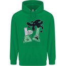 Funny Chemistry Overreacting Geek Nerd Childrens Kids Hoodie Irish Green