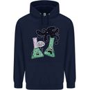 Funny Chemistry Overreacting Geek Nerd Childrens Kids Hoodie Navy Blue
