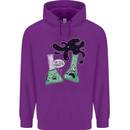 Funny Chemistry Overreacting Geek Nerd Childrens Kids Hoodie Purple