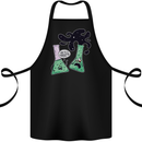 Funny Chemistry Overreacting Geek Nerd Cotton Apron 100% Organic Black