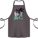 Funny Chemistry Overreacting Geek Nerd Cotton Apron 100% Organic Dark Grey