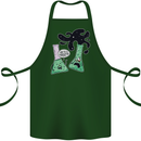 Funny Chemistry Overreacting Geek Nerd Cotton Apron 100% Organic Forest Green
