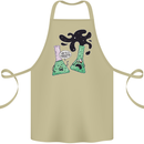 Funny Chemistry Overreacting Geek Nerd Cotton Apron 100% Organic Khaki