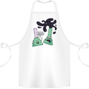 Funny Chemistry Overreacting Geek Nerd Cotton Apron 100% Organic White