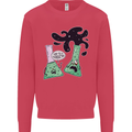 Funny Chemistry Overreacting Geek Nerd Kids Sweatshirt Jumper Heliconia