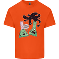 Funny Chemistry Overreacting Geek Nerd Kids T-Shirt Childrens Orange