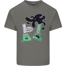 Funny Chemistry Overreacting Geek Nerd Mens Cotton T-Shirt Tee Top Charcoal