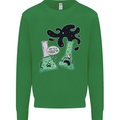 Funny Chemistry Overreacting Geek Nerd Mens Sweatshirt Jumper Irish Green