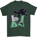 Funny Chemistry Overreacting Geek Nerd Mens T-Shirt 100% Cotton Forest Green
