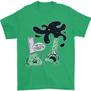 Funny Chemistry Overreacting Geek Nerd Mens T-Shirt 100% Cotton Irish Green