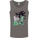 Funny Chemistry Overreacting Geek Nerd Mens Vest Tank Top Charcoal