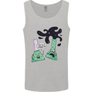 Funny Chemistry Overreacting Geek Nerd Mens Vest Tank Top Sports Grey