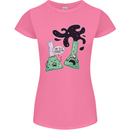 Funny Chemistry Overreacting Geek Nerd Womens Petite Cut T-Shirt Azalea