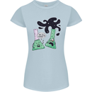 Funny Chemistry Overreacting Geek Nerd Womens Petite Cut T-Shirt Light Blue