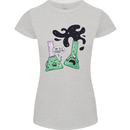 Funny Chemistry Overreacting Geek Nerd Womens Petite Cut T-Shirt Sports Grey