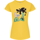 Funny Chemistry Overreacting Geek Nerd Womens Petite Cut T-Shirt Yellow