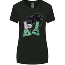 Funny Chemistry Overreacting Geek Nerd Womens Wider Cut T-Shirt Black
