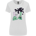 Funny Chemistry Overreacting Geek Nerd Womens Wider Cut T-Shirt White
