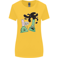 Funny Chemistry Overreacting Geek Nerd Womens Wider Cut T-Shirt Yellow