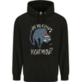 Funny Christmas Cat Bah Humbug Xmas Childrens Kids Hoodie Black