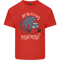 Funny Christmas Cat Bah Humbug Xmas Mens Cotton T-Shirt Tee Top Red