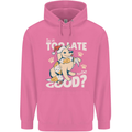 Funny Christmas Dog Too Late to Be Good Childrens Kids Hoodie Azalea