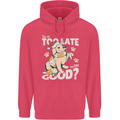 Funny Christmas Dog Too Late to Be Good Childrens Kids Hoodie Heliconia