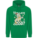 Funny Christmas Dog Too Late to Be Good Childrens Kids Hoodie Irish Green
