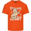 Funny Christmas Dog Too Late to Be Good Kids T-Shirt Childrens Orange