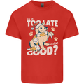 Funny Christmas Dog Too Late to Be Good Kids T-Shirt Childrens Red