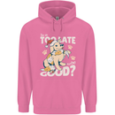 Funny Christmas Dog Too Late to Be Good Mens 80% Cotton Hoodie Azelea