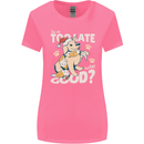 Funny Christmas Dog Too Late to Be Good Womens Wider Cut T-Shirt Azalea