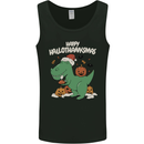 Funny Christmas Halloween Thanksgiving T-Rex Mens Vest Tank Top Black
