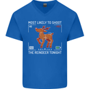 Funny Christmas Photography Photographer Mens V-Neck Cotton T-Shirt Royal Blue