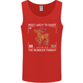 Funny Christmas Photography Photographer Mens Vest Tank Top Red