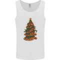 Funny Christmas Pizza Tree Xmas Food Mens Vest Tank Top White
