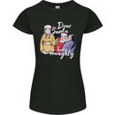 Funny Christmas Pregnancy Xmas Pregnant Xmas Womens Petite Cut T-Shirt Black