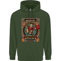 Funny Christmas Santa Clause Offensive Childrens Kids Hoodie Forest Green