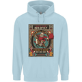 Funny Christmas Santa Clause Offensive Childrens Kids Hoodie Light Blue