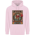 Funny Christmas Santa Clause Offensive Childrens Kids Hoodie Light Pink