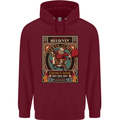 Funny Christmas Santa Clause Offensive Childrens Kids Hoodie Maroon