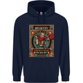 Funny Christmas Santa Clause Offensive Childrens Kids Hoodie Navy Blue