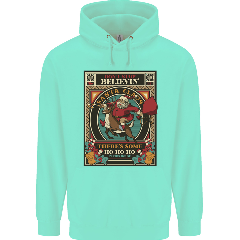 Funny Christmas Santa Clause Offensive Childrens Kids Hoodie Peppermint