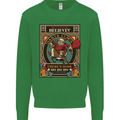 Funny Christmas Santa Clause Offensive Kids Sweatshirt Jumper Irish Green