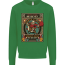 Funny Christmas Santa Clause Offensive Kids Sweatshirt Jumper Irish Green
