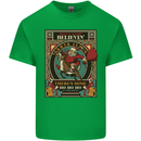 Funny Christmas Santa Clause Offensive Kids T-Shirt Childrens Irish Green