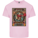 Funny Christmas Santa Clause Offensive Kids T-Shirt Childrens Light Pink