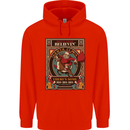 Funny Christmas Santa Clause Offensive Mens 80% Cotton Hoodie Bright Red